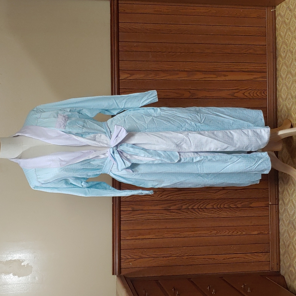Miss Elaine Vintage Pastel Long Robe S - Picture 1 of 14